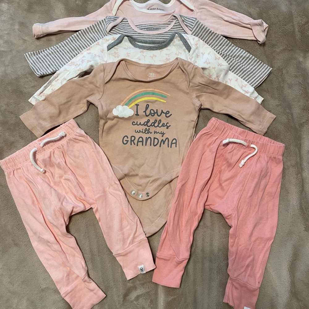Baby Long Sleeve Bodysuit and Pants Set
